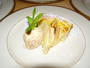 Baked Pear Flan